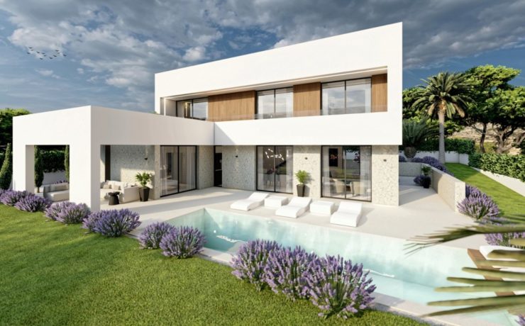Building plot with project & licence Santa Ponsa