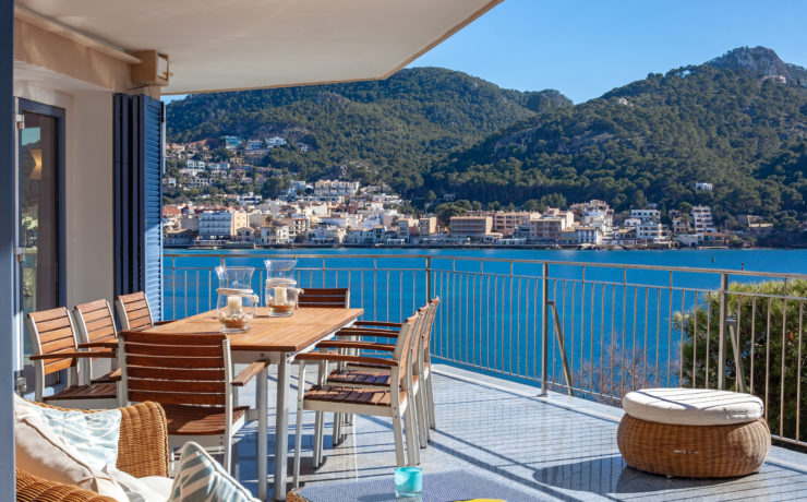 Luxus-Immobilie in erster Meereslinie mit Bootshaus Puerto Andratx
