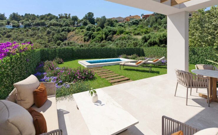Newly built villa in Cala Romantica east coast