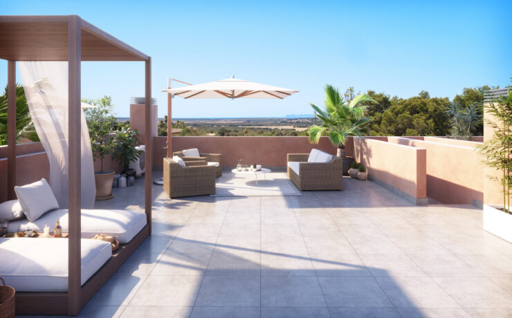 New apartment with roof terrace – Ses Salines