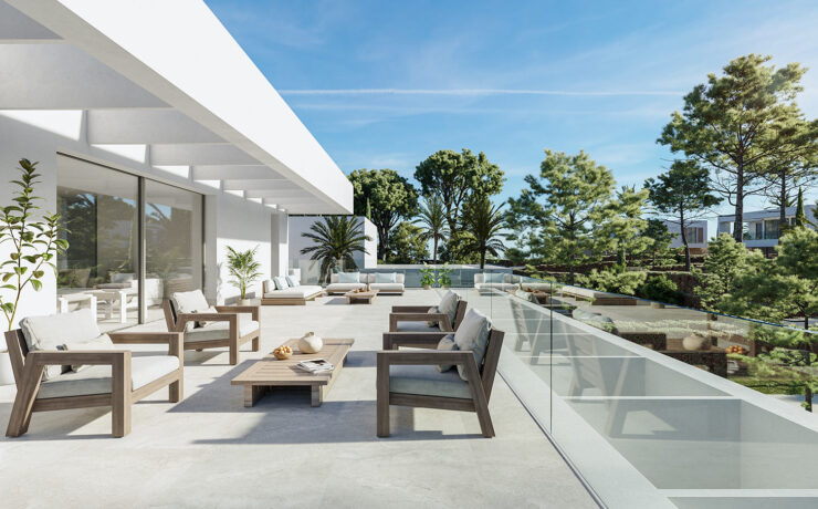 New build villa in modern style Sol de Mallorca