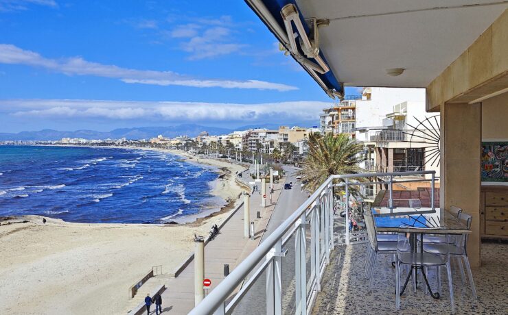 Flat in 1st sea line with breathtaking views – Playa de Palma