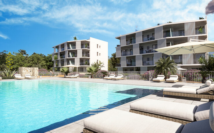 Excellent new build flat at the Cala D`Or marina