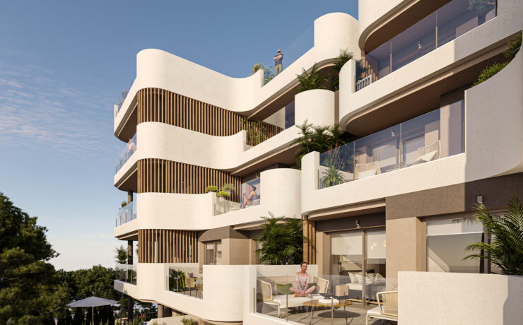 New build flat near the sea in Cala Ratjada