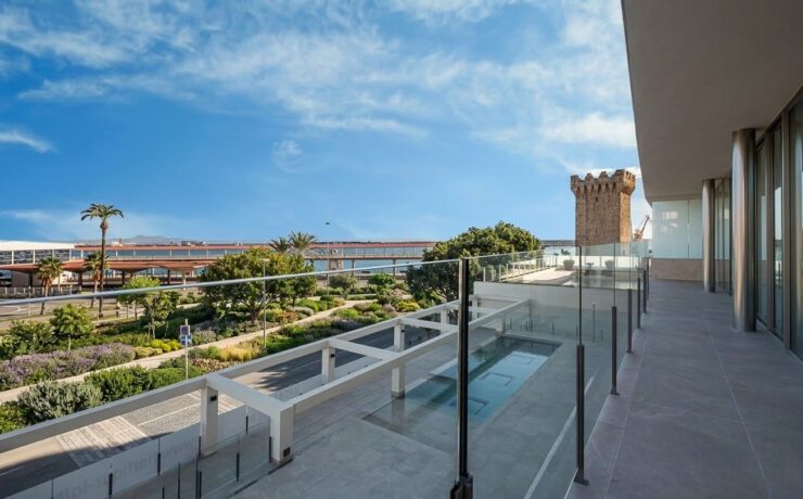 Newly built apartment with harbour view Palma