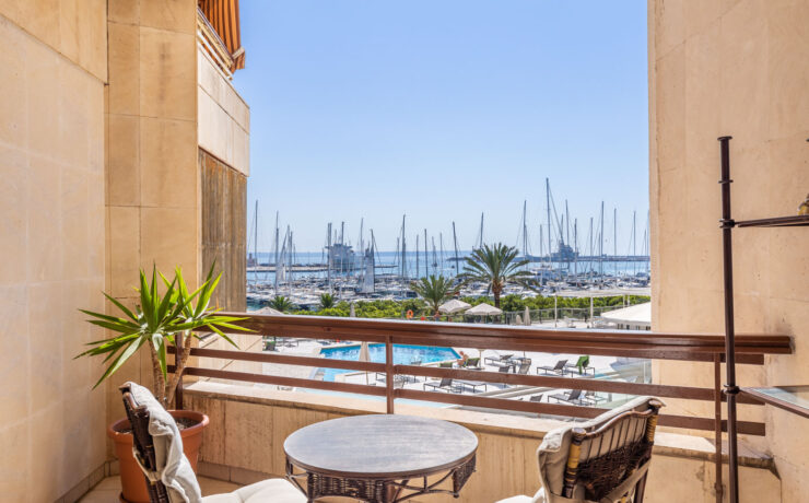 Wohnung am Paseo Maritimo mit Hafenblick – Palma