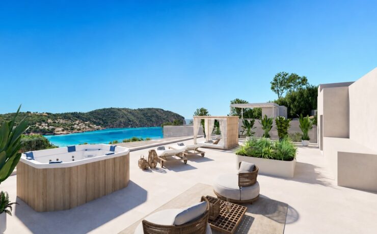 Moderne Luxusvilla mit wunderschönem Meerblick – Camp de Mar
