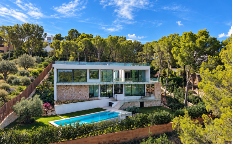 New-build villa with panoramic views in Santa Ponsa