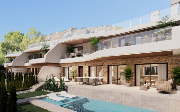 Luxury semi-detached house with private pool – Paguera
