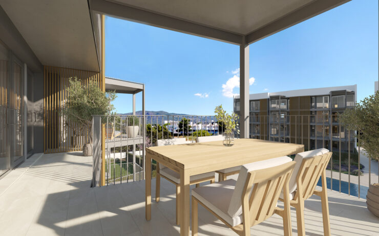 Excellent upper floor apartment Palmanova