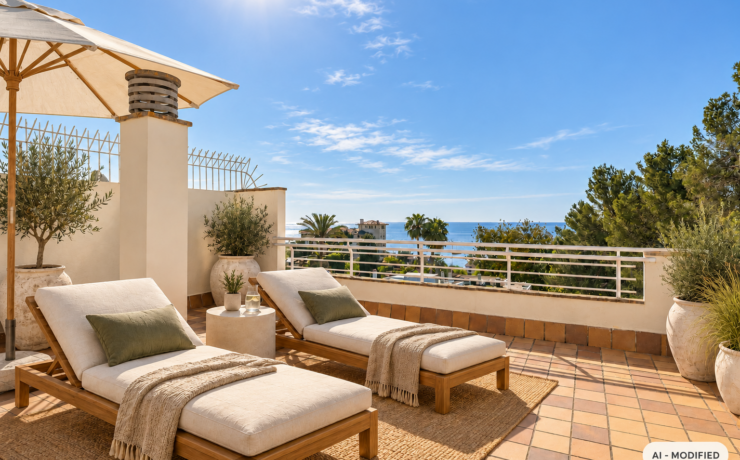 Penthaus mit 90 m2 Terrasse in Cas Catalá