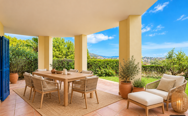 Garden apartment in prestigious residence Bendinat